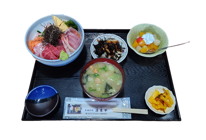 海鮮丼セットの画像